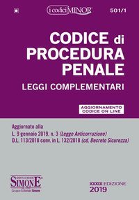 Codice di procedura penale. Leggi complementari. Ediz. minor