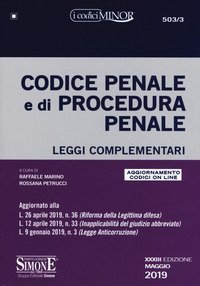 Codice penale e di procedura penale. Leggi complementari