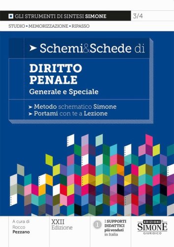 Schemi & schede di diritto penale. Generale e speciale