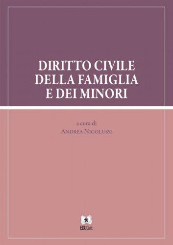 Diritto Civile Della Famiglia E Dei Minori