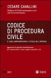 Codice di procedura civile 2012