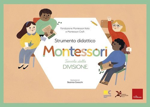 Tavola della divisione. Strumento didattico Montessori