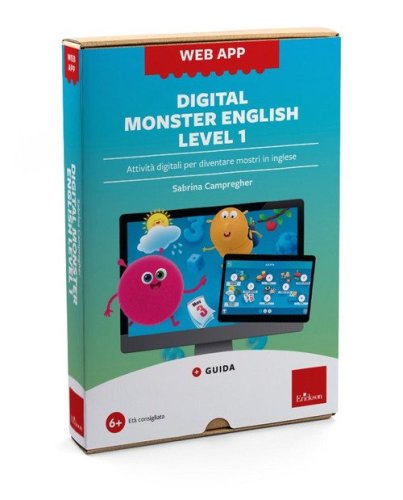 Web app Digital Monster English Level 1. Attivit&agrave; digitali per diventare mostri in inglese