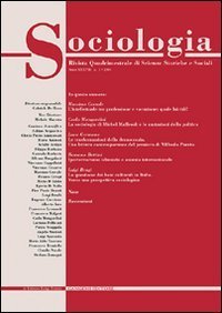 Sociologia. Rivista quadrimestrale di scienze storiche e sociali