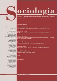 Sociologia. Rivista quadrimestrale di scienze storiche e sociali