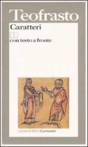 Caratteri - Testo greco a fronte