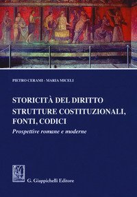Storicit&agrave; del diritto. Strutture costituzionali, fonti, codici. Prospettive romane e moderne