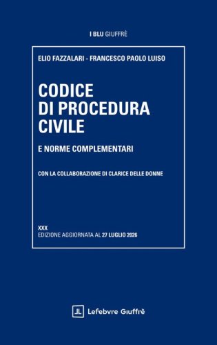 Codice di procedura civile e norme complementari