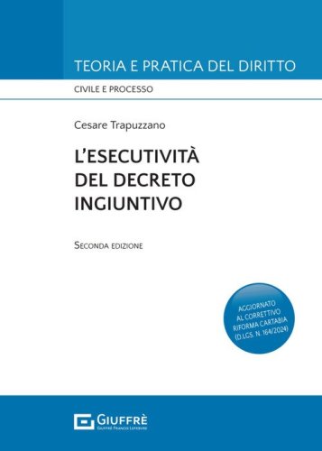 L'esecutivit&agrave; del decreto ingiuntivo