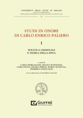 Studi in onore di Carlo Enrico Paliero
