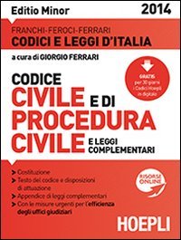Codice civile e di procedura civile 2014. Ediz. minore