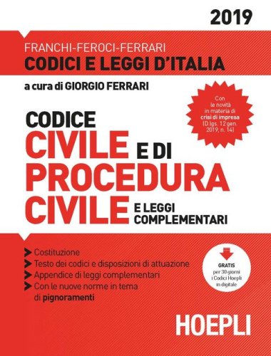 Codice civile e di procedura civile e leggi complementari