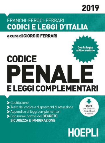 Codice penale e leggi complementari