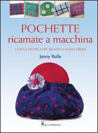 Pochette ricamate a macchina