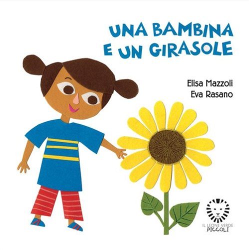 Una bambina e un girasole