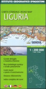 Liguria 1:200 000. Ediz. multilingue