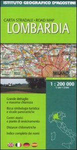 Lombardia 1:200 000. Ediz. Multilingue