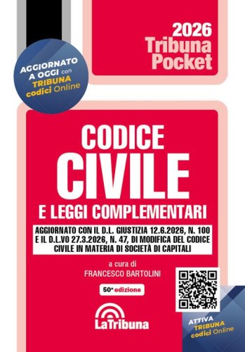 Codice civile e leggi complementari 2026