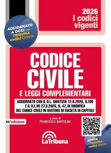 Codice civile e leggi complementari 2026