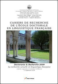 Cahiers de recherche de l'&Eacute;cole doctorale en linguistique fran&ccedil;aise