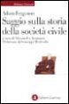 Saggio sulla storia della societ&agrave; civile