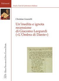 Un'inedita e ignota recensione di Giacomo Leopardi (&laquo;L'ombra di Dante&raquo;)