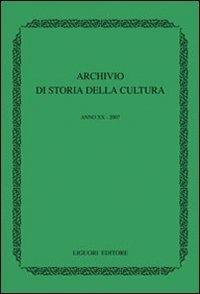 Archivio di storia della cultura (2007)