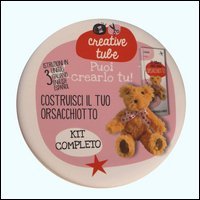 Costruisci il tuo orsacchiotto. Creative tube. Ediz. italiana, inglese e spagnola