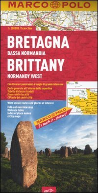 Bretagna, Bassa Normandia. 1:300.000