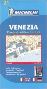 Venezia. Pianta stradale e turistica. 1:5.500