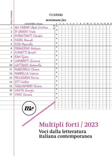 Multipli forti. Voci dalla letteratura italiana 2023