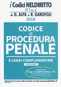 Codice di procedura penale e leggi complementari