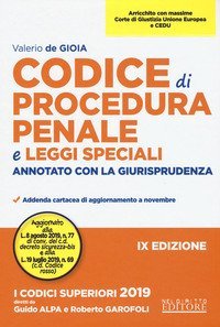 Codice di procedura penale e leggi speciali. Annotato con la giurisprudenza