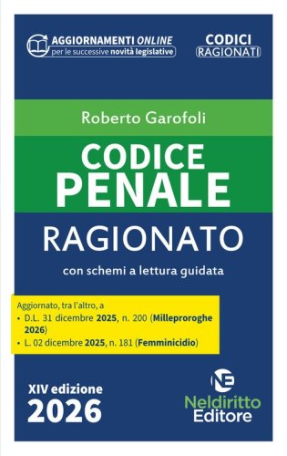 Codice penale ragionato 2026