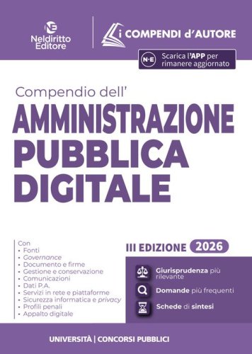 Compendio dell'Amministrazione pubblica digitale 2026