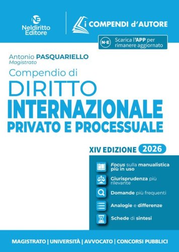 Compendio di diritto internazionale privato e processuale 2026