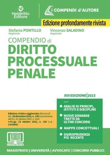Compendio di diritto processuale penale