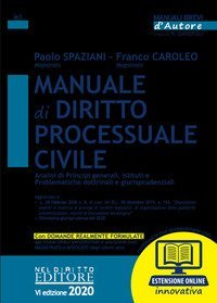 Manuale di diritto processuale civile