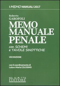 Meno manuale penale. Con schemi e tavole sinottiche