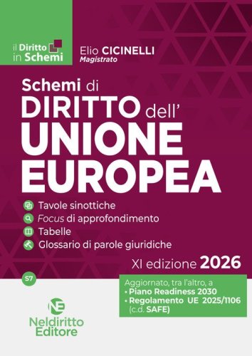 Schemi di diritto dell'Unione Europea 2026