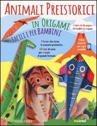Animali preistorici in origami facili per bambini