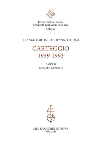 Carteggio 1959-1993