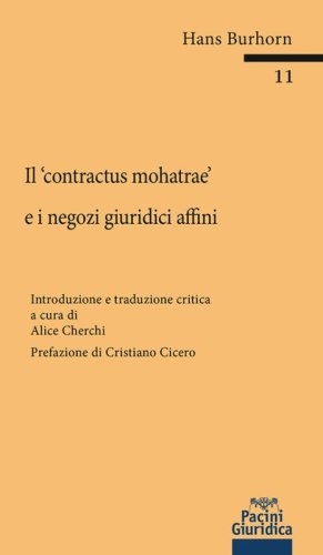 Il &laquo;contractus mohatrae&raquo; e i negozi giuridici affini