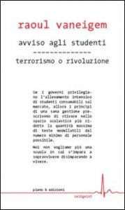 Avviso agli studenti-Terrorismo o rivoluzione