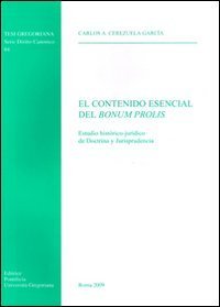 El contenido esencial del bonum prolis