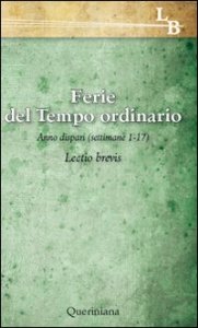 Ferie del tempo ordinario. Anno dispari settimane 1-17