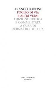 Foglio di via e altri versi