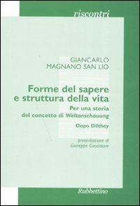 Forme del sapere e struttura della vita - Per una storia del concetto di Weltanschauung. Dopo Dilthey