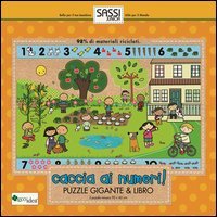 Caccia ai numeri! Puzzle gigante. Con libro