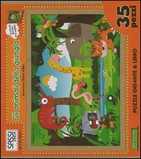 Gli animali della giungla. Libro puzzle